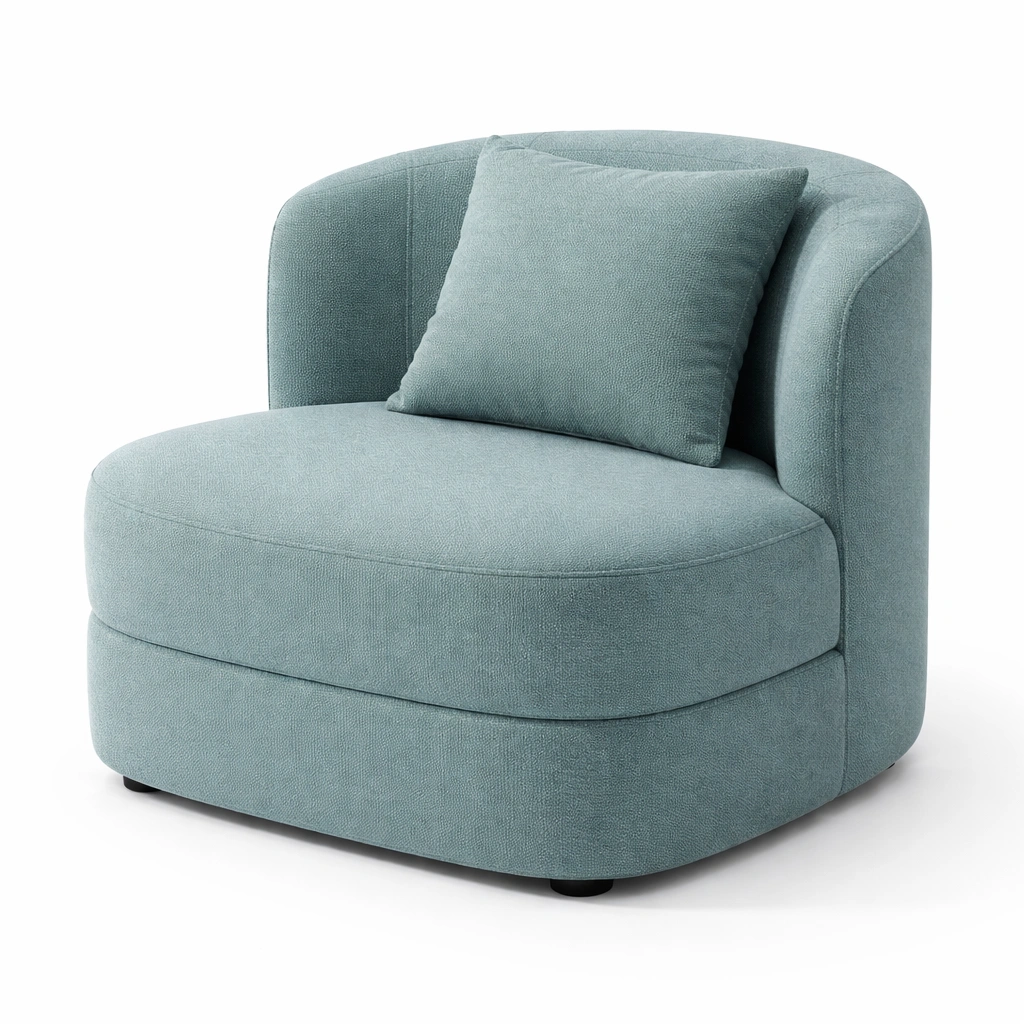 Runder Sessel mit Kissen im modernen Stil-Olvique